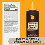 NUTRITION:
Servings: about 24, Serving size 1 tbsp (15mL), Amount Per Serving: Calories 45, Total Fat 1g (1% DV), Sat. Fat 0g (0% DV), Trans Fat 0g, Cholest. 0mg (0% DV), Sodium 440mg (19% DV),Total Carb. 8g (3% DV), Dietary Fiber <1g (2% DV), Total Sugars 6g (Incl. 5g Added Sugars 10% DV), Protein 1g, Vit. D 0mg (0%DV), Calcium 10mg (0%DV), Iron .2mg (2% DV), Potas. 80mg (2% DV)

INGREDIENTS:
soy sauce (water, soybeans, wheat, salt), brown sugar, miso paste (water, soybeans, rice, salt, yeast), tapioca syr