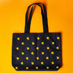 Peach pattern tote