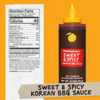 Nutrition Facts for Sweet & Spicy Korean BBQ Sauce